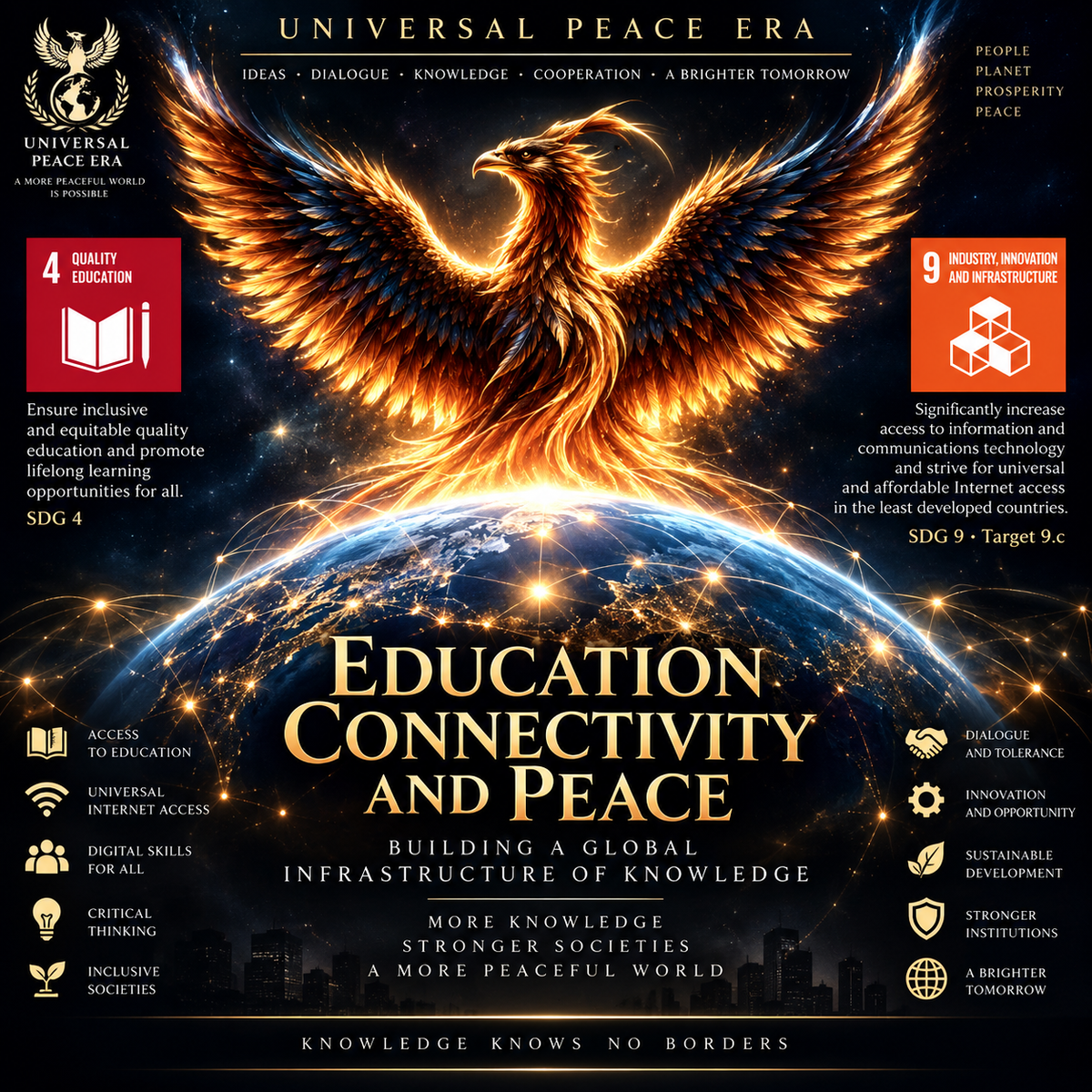 Education, Connectivity and Peace: Building a Global Infrastructure of Knowledge